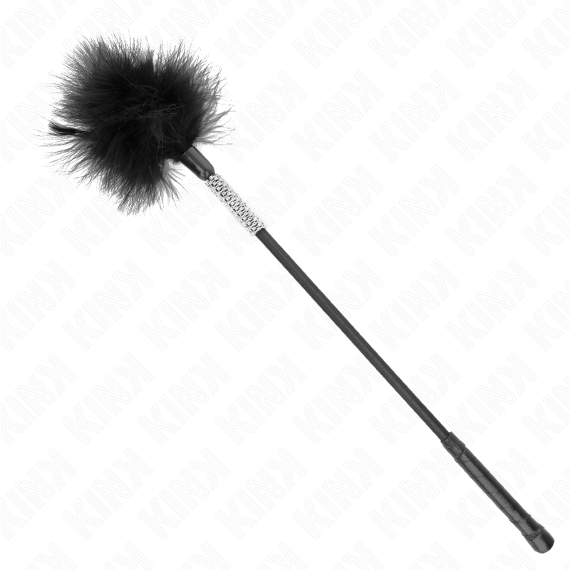Kink - Plumes Chacouilles Avec Manche Strass 50 Cm